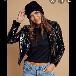 Thunder Vinyl Moto Jacket